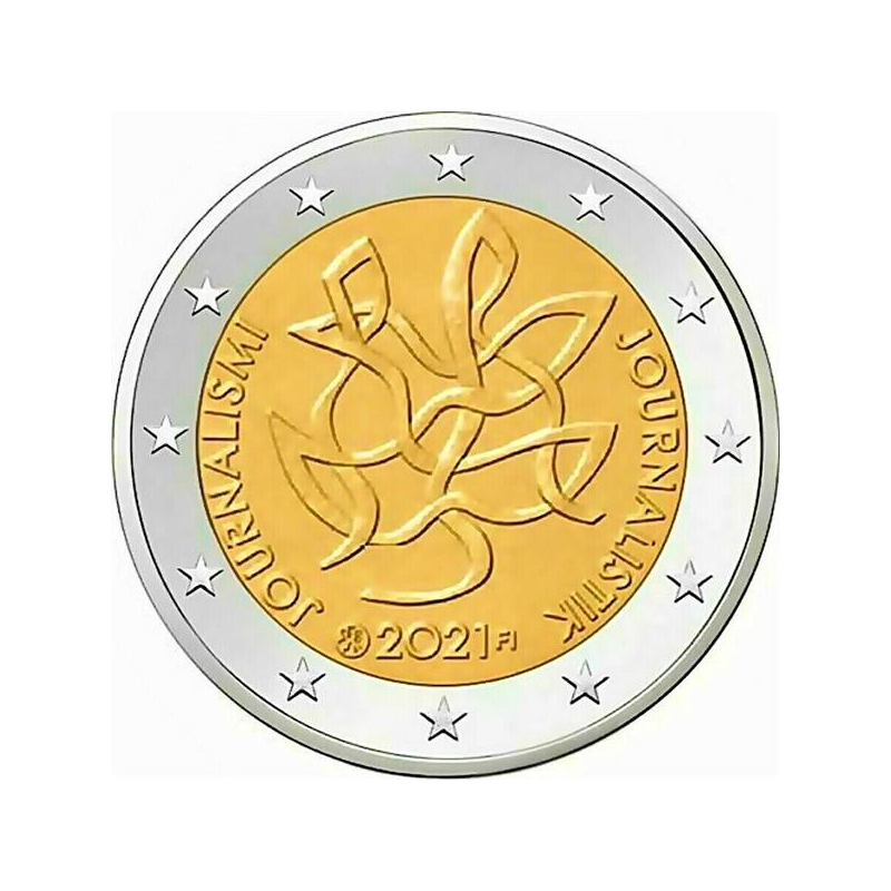 2 Euro Finnland 2021 Journalismus bfr unc Aurinum Online Münzenha