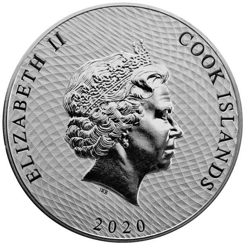 Antique Tortoise Cook Islands 2020 5$ 1 Oz Silver Antique Coin 