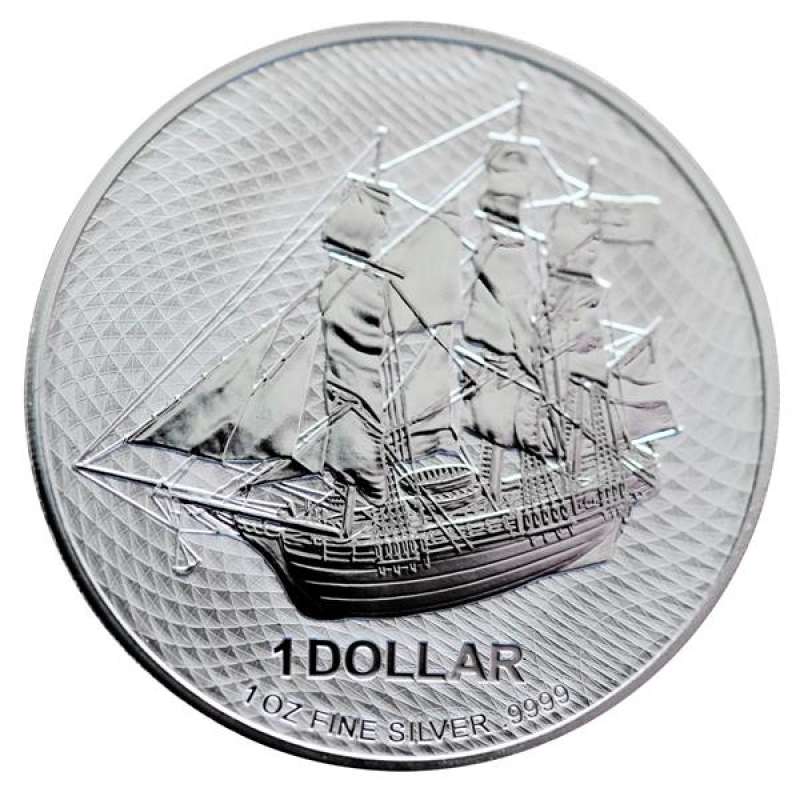 2020 Silver 2 oz Cook Islands Bounty Coin