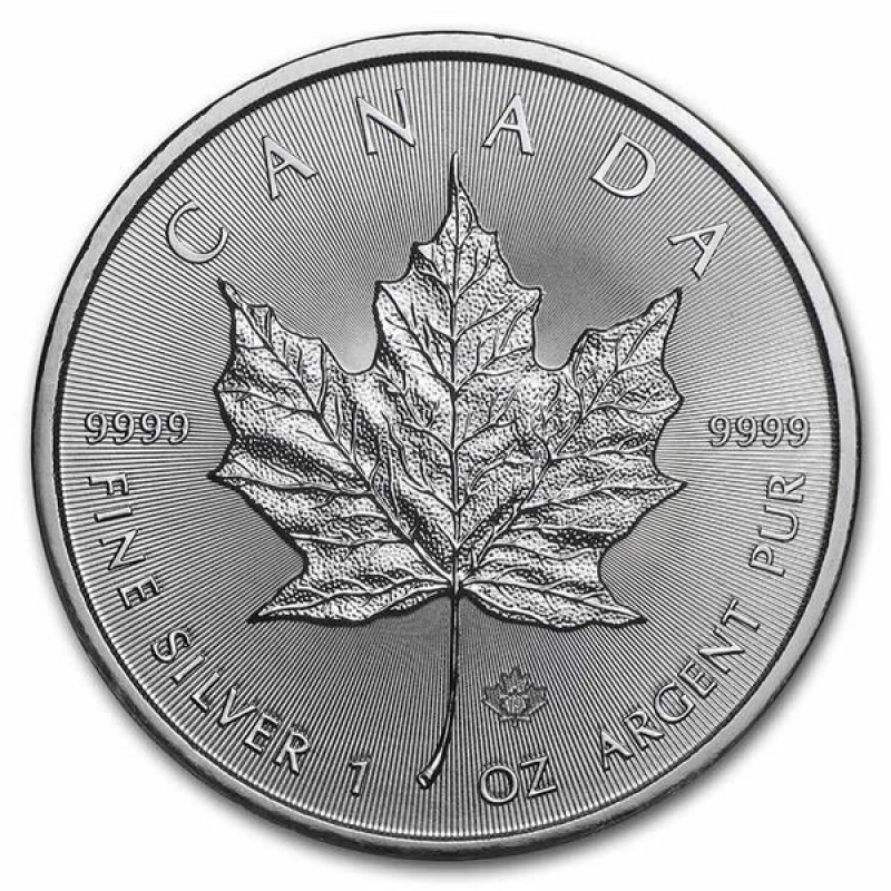 1988 Canada Royal Canadian Mint RCM Maple Leaf 1 oz 9999 Silver Mint Sealed 