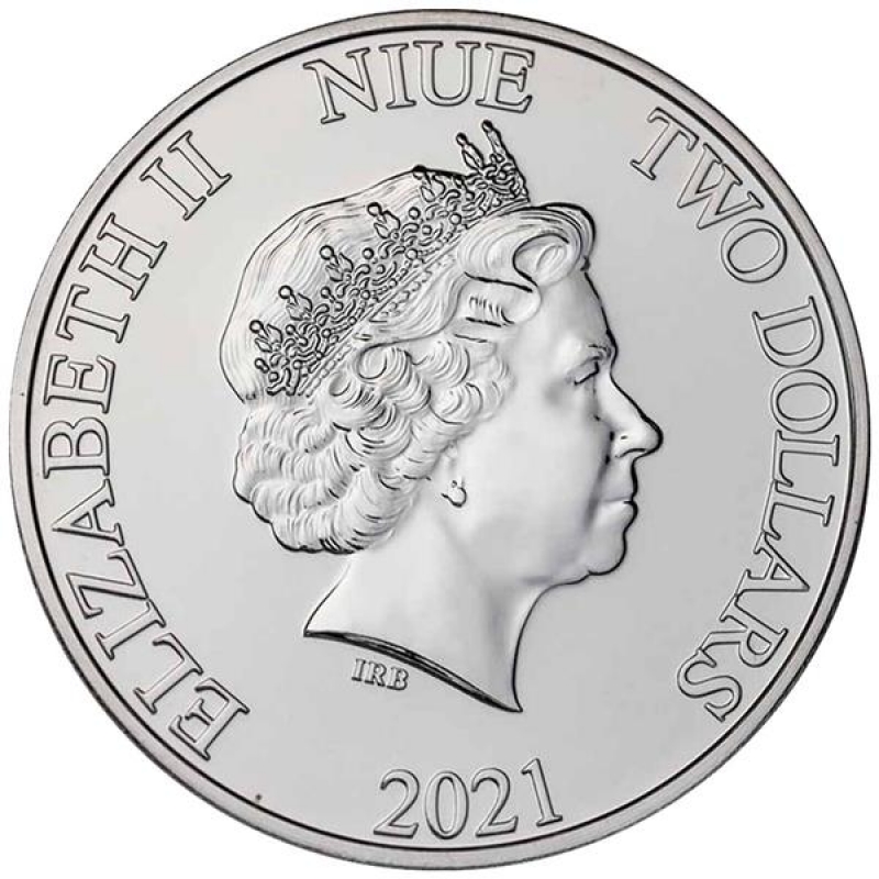2019 Niue 1oz $2 Disney Lion King 25th Anniversary Silver coin 
