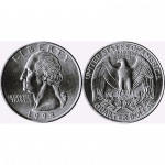 0,25 $ USA 1985 Quarter Dollar - George Washington - P