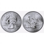 0,25 $ USA 2005 Quarter Dollar - West Virgina New River...