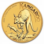 1/10 oz Australian Gold Kangaroo 999 Brilliant Uncirculated 2022