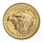 1/10 Unze USA 2023 BU Gold - Eagle - Liberty 2023 BU