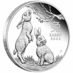 1/2 Ounce Silver Australia - Year of the Rabbit - 2023 Proof 50 AUCent - Perth Mint