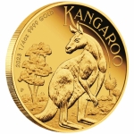 1/4 Oz Gold Australia 2023 Proof -  Kangaroo - 25 AUD