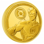 1/4 ounce Gold Niue 2023 Proof - GREEN LANTERN -  Classic Superheroes - Issue 5