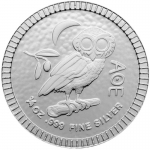 1/4 Unze Silber Niue 1 NZD Eule von Athen Neuseeland 2022...