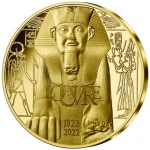 1/4 oz Gold  Frankreich 50 Euro - Louvre - Sphinx - French Excellence - 2022 Proof