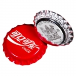 1 $ Dollar Coca Cola Global Edition China Bottle Cap Shaped Fiji Silver Proof 2020
