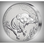 1 Kilo Silver Australian Koala 2022 BU 30 AUD Perth Mint