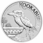 1 Kilo (32.15 oz) Silver Australian Kookaburra 2022