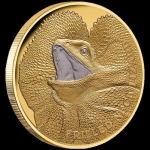 2020 $100 Niue Frilled Neck Lizard 2020 1 oz Gold...