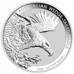 1 Oz Silber Australian Wedge Tailed Eagle 2020 original PM-Kapsel 1 AUD BU