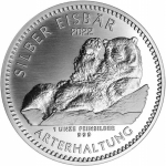 1 Oz Silver Polarbear 2022 Berlin Mint in coincard