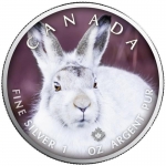 1 oz Silver Canadian Maple Leaf 2021  Canadas Wildlife...