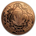 1 Unze Copper Round Cannabis (Good Vibes Only)  999,99