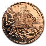 1 Unze Copper Round Nordic Creatures Sleipnir 999,99 AVDP
