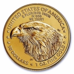 1 Ounce USA 2023 BU - The Gold Eagle - Standing Liberty 