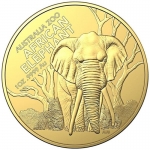 1 Ounce Gold Australia Zoo (3.) - African Elephant - 2022...