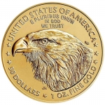 1 Unze Gold Eagle USA 2021 BU - Erstmals im neuen Design