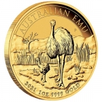 1 Unze Gold Emu 2021 Australien BU