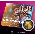 1 ounce Gold Ghana 20 Cedis African Leopard 2022 Proof -...