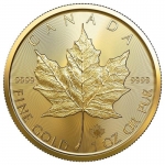 1 Unze Gold Kanada 2023 BU - Maple Leaf - 50 CAD