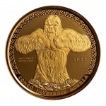 2022 Republic of Congo 1 oz Gold Silverback Gorilla