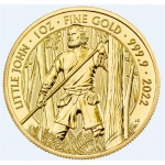 1 oz Gold Myths and Legends (3.) - Little John England United Kingdom 2022