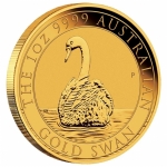 1 ounce Gold Australia 2023 BU - SWAN - 100 AUD Perth...