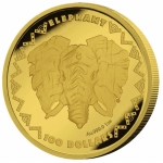 1 ounce Gold Sierra Leone 2023 BU - ELEPHANT African...