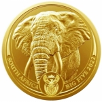 1 oz Gold South African Big Five Series Elephant 2022 BU - First BU-Issue !