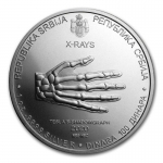 1 Unze Silber 100 Dinar Nikola Tesla - X-Ray 2020 Serbien