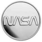 1 Ounce Silver 64 Jahre NASA Retro Worm Mesa Grande 2022 BU 10$