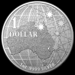 1 Unze  Silber Beneath the Southern Skies - Schnabeltier 2021 Australien (RAM)  BU