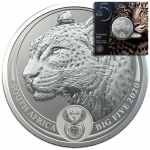 1 Unze Silber Big Five Leopard Südafrika 2020 BU
