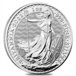 1 Unze Silber Britannia 2022 Großbritannien BU