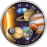 1 Ounce Silver Canada Sun System (10) - OUR SUN SYSTEM -...