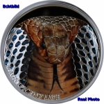 1 Unze Silber Cook Islands 2017 -  Kobra Cobra -...
