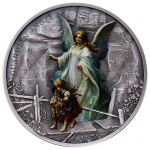 1 Ounce Silver Cook Islands 2023 - The GUARDIAN ANGEL -...