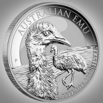 1 Unze Silber - Emu 2022 BU (5) - Australien BU 1AUD -...