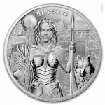 1 oz Silver Germania Mint - HILDEGARD VALKYRIES - 2022 BU 