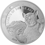 2020 Republic of Ghana 1 oz Silver Giants of the Ice Age...