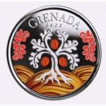 1 Ounce Silver Grenada 2022 - Nutmeg Tree  - EC8 Eastern...