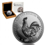2017 Mongolia Silver 500 Togrog Year of the Rooster (High...