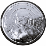 1 Ounce Silver - I believe in Aliens - Classik Design -...
