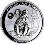 1 Unze Silber Koala 2017 Australien Privy Mark...