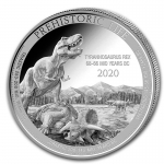 1 Unze Silber Kongo 2020 Prehistoric Life - T-Rex (1.)...